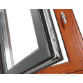 Puting kulay thermal break aluminyo casement window